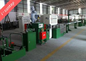 Quality Non Halogen 12mm Plastic Wire Making Machine PVC Cable Extrusion Line wholesale