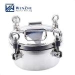 Guaranteed Sanitary Manhole Cover for Tank Silver 304 316L Stainless Steel