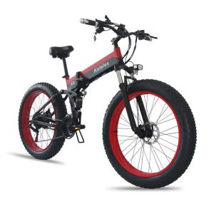 Quality Brushless Geared Folding Fat Tire Electric Bike 750 Watt , OEM Folding Fat Ebike wholesale