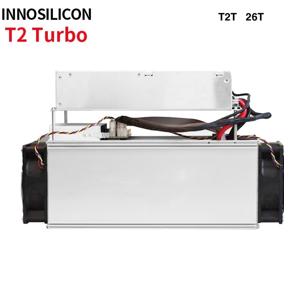 Asic BTC Miner Machine Innosilicon T2T T2 Turbo 26T 2000W-2400W