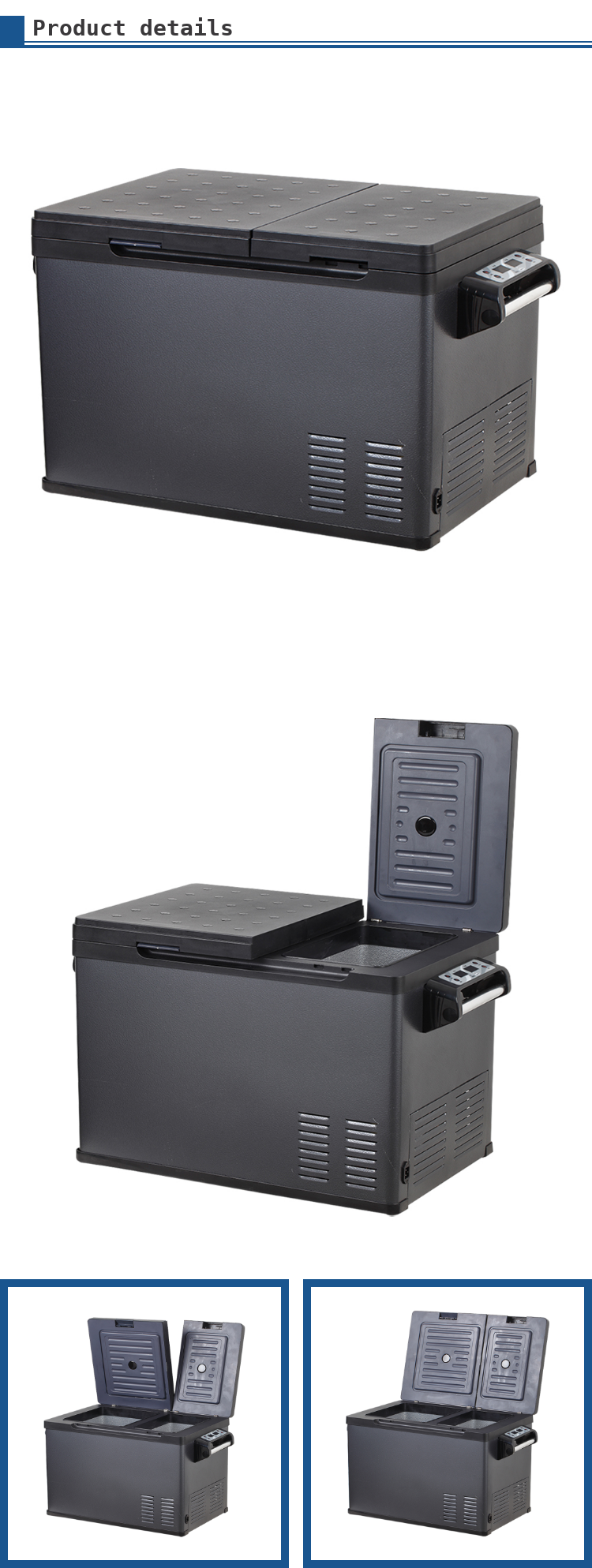 Auto/Hunting/Camping/Outing Portable Refrigerator with Big Net Capacity and 45w Power