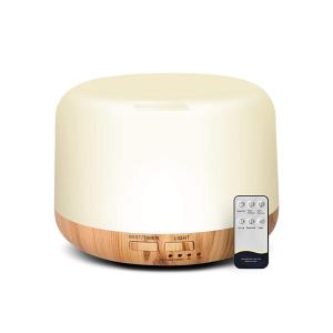 Quality 12W Portable Small Size 300ml Wood Grain Ultrasonic Air Humidifier Aroma Diffuser wholesale