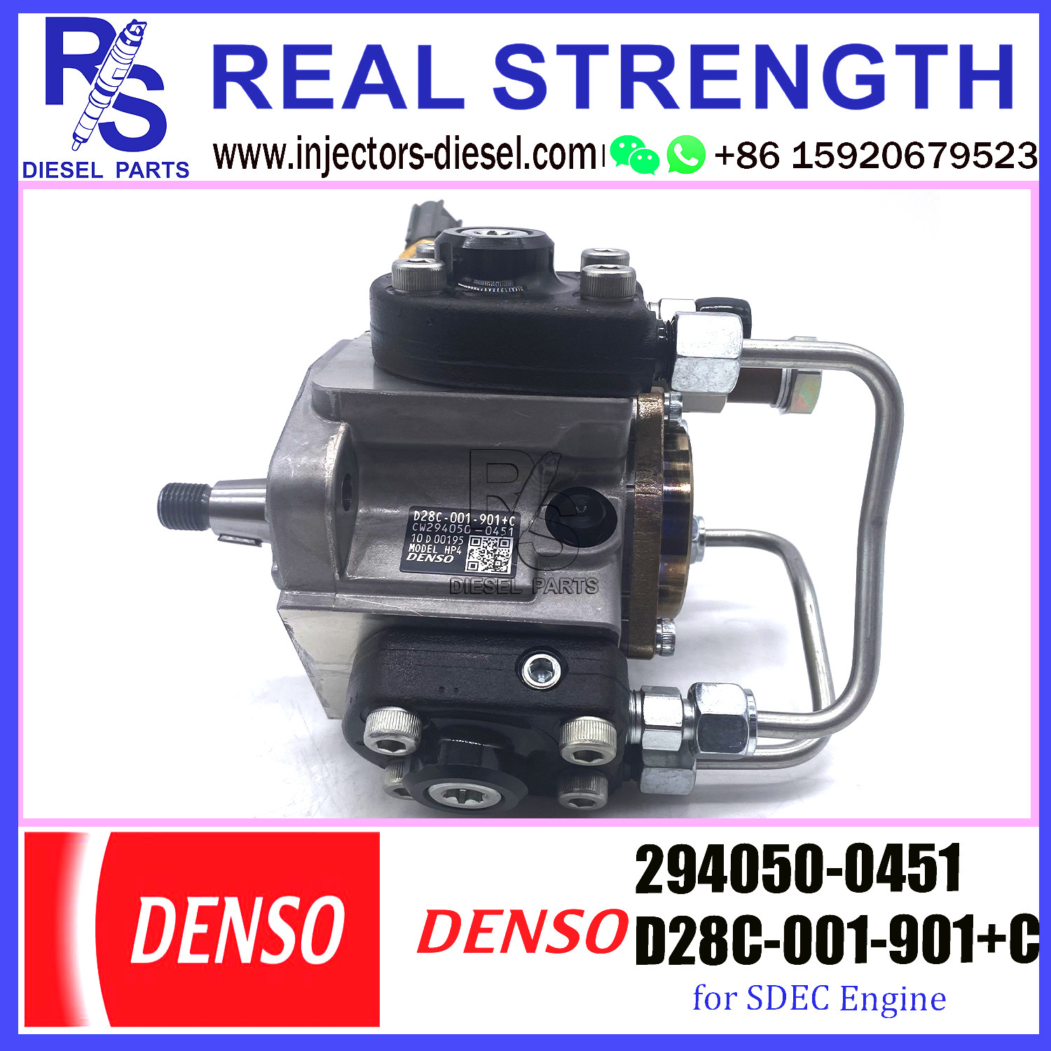 DENSO diesel fuel pump 294050-045# 294050-0451 294050-0452 for SDEC engine/Common rail pump 294050-0451 D28C-001-901+C