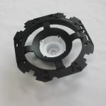 A380 Basket Loudspeaker Spare Parts , Painting Black Aluminum Alloy Die Casting