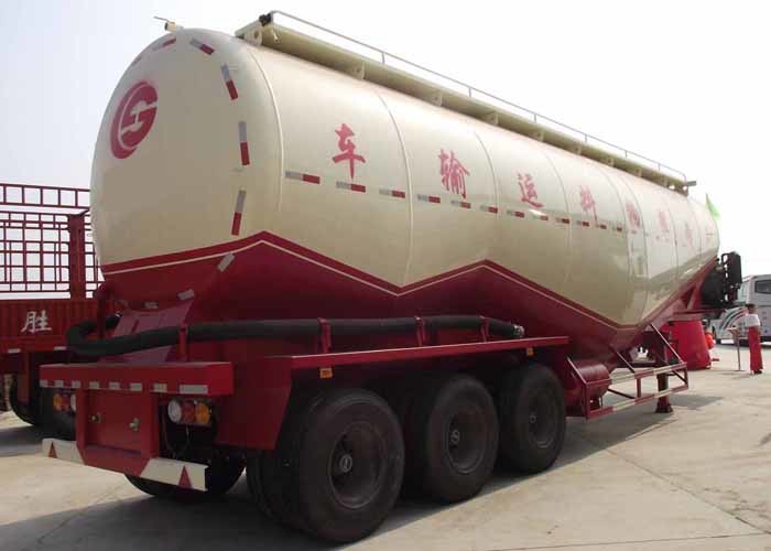50-60CBM Oil Tank Truck , 3 Axle 48500 Liter Heavy Duty Truck Parts