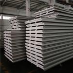 1050-50-0.4mm wide red steel up and 0.35mm greywhite down eps sandwich roof