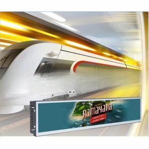 Quality Vehicle 36.6/37/38 Inch Stretched LCD Display Bar For Bus Metro Train Coach wholesale