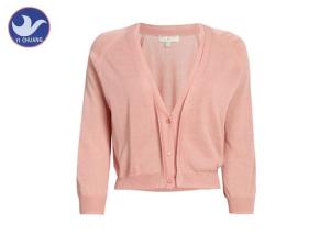 Quality Thin Three Quarter Sleeves Womens Knit Cardigan Sweaters Short Air-Conditioner Sunscreen wholesale