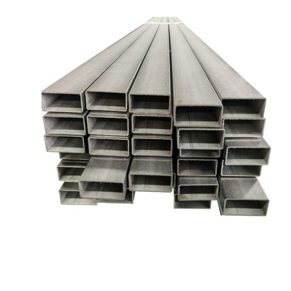 Polished Rectangular Painted Coated Steel Pipe Galvanized With Black Painted