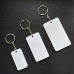 DIY Personalized Sublimation Blank Acrylic Keychains For Sublimation Photos
