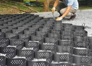 Quality HDPE Gravel Patio Stabilizer Geocell Grid For Road Construction wholesale