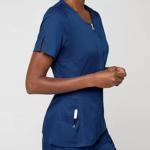 Medical Hospital Nursing Hospital Scrubs Sets Custom Logo Solid Color Stretch