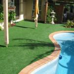 Safe Soft Synthetic Playground Turf Flat Shape UV Proof School Landscaping