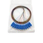 12 Core SC UPC APC SM G652D G657A 0.9mm Fiber Optic Pigtails