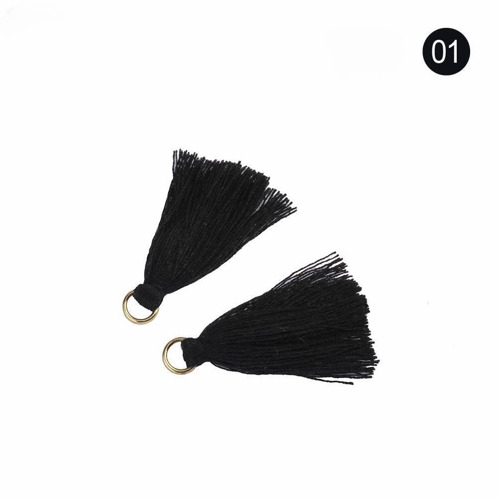 Colorful Cotton Tassel 3cm Garment Decoration Cotton Thread Tassels