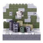 MOC military oil drums and oil pot barrel weapon small figure accessories