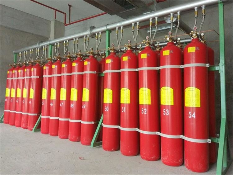 Inergen Ig541 Inert Gas Fire Suppression System 70L 80L 90L 120L 37.5% Extinguishing Concentration