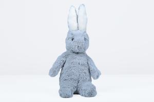 Quality Decorative Cute Bunny Doll , Grey Color Huggable Rabbit Stuffed Animal wholesale