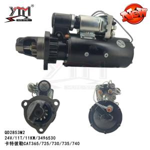 Quality QD2853M2 Starter Motor For Caterpillar CAT365/725/730/735/740 24V 11T 11KW 3496530 wholesale