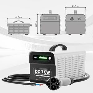Quality 220v Fast Electric Car Ev Charger Station 7KW Portable DC Charger For Electric Vehicle wholesale