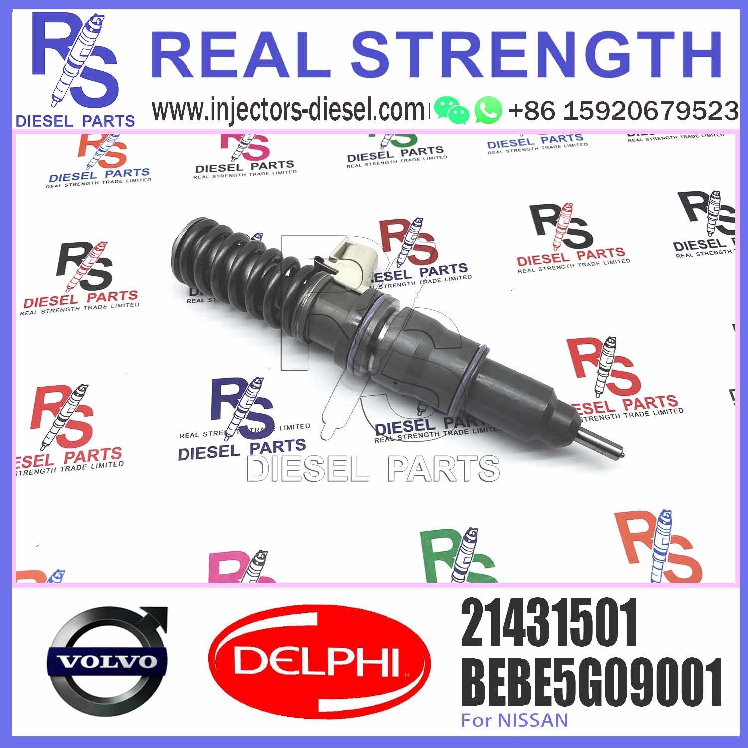 Hot-selling Diesel common rail Fuel Injector 22052765 21431501 22052772 injector