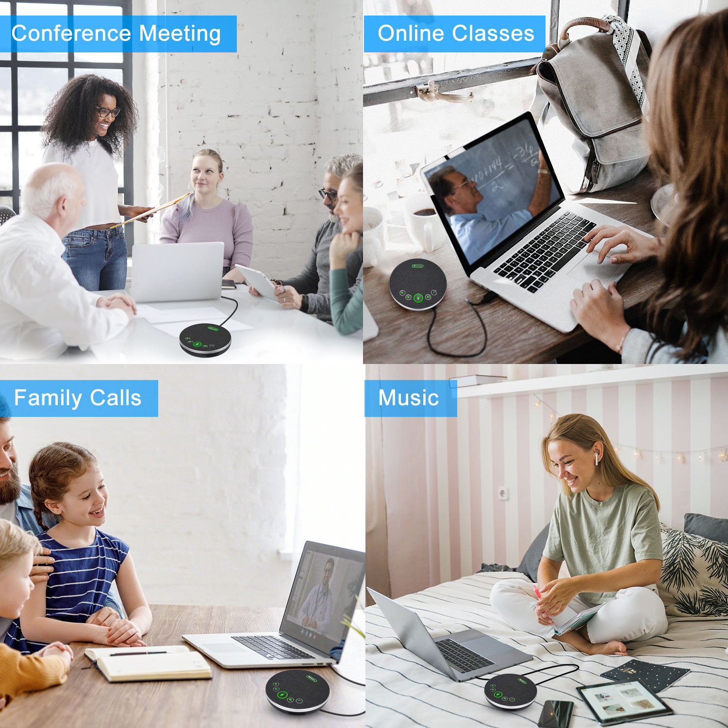 DSP USB Conference Speakerphone M3 Omni Directional Microphone