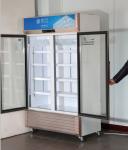 Double Glass Door Refrigerator Gold Series Multi Layer Commercial