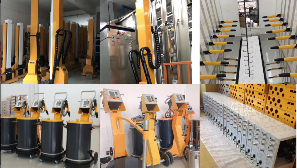 Adjustable Speed Electrostatic Spray Painting Equipment Energy Efficiency