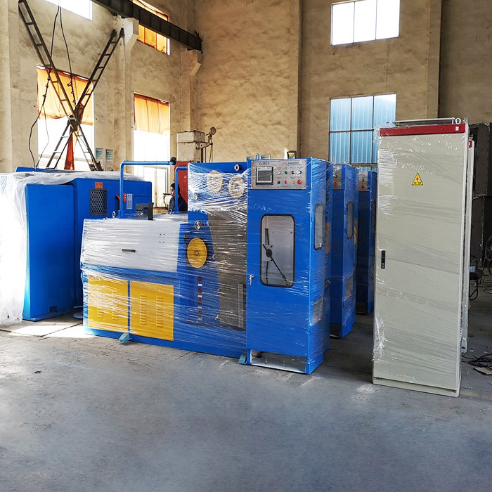 Horizontal Vertical Type Electric Copper Fine Wire Drawing Making Machine With Online Annealer