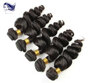 Quality Brazilian Grade 7A Virgin Hair Weave Tangle Free with Loose Wave wholesale