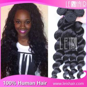 Quality Loose wave 100% peruvian virgin human hair weaving wholesale
