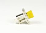 Metal Hybrid Fiber Optic Adapter , Simplex FC to LC Mating Sleeves