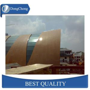 Quality 3mm Stone Color Aluminium Wall Panels Interior Wall Facade 100 - 6000mm Length wholesale