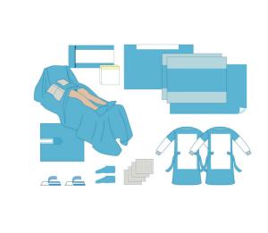 Quality Lightweight Disposable Surgical Kits Waterproof Medical Surgical Packs wholesale