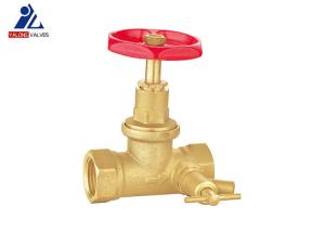 Quality ISO 228 Handwheel Gas Stop Valve DN15 Brass Stop Cock wholesale