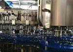Sparkling Beverage Glass Bottle Soda Machine 3.1KW Rotary Bottle Filler