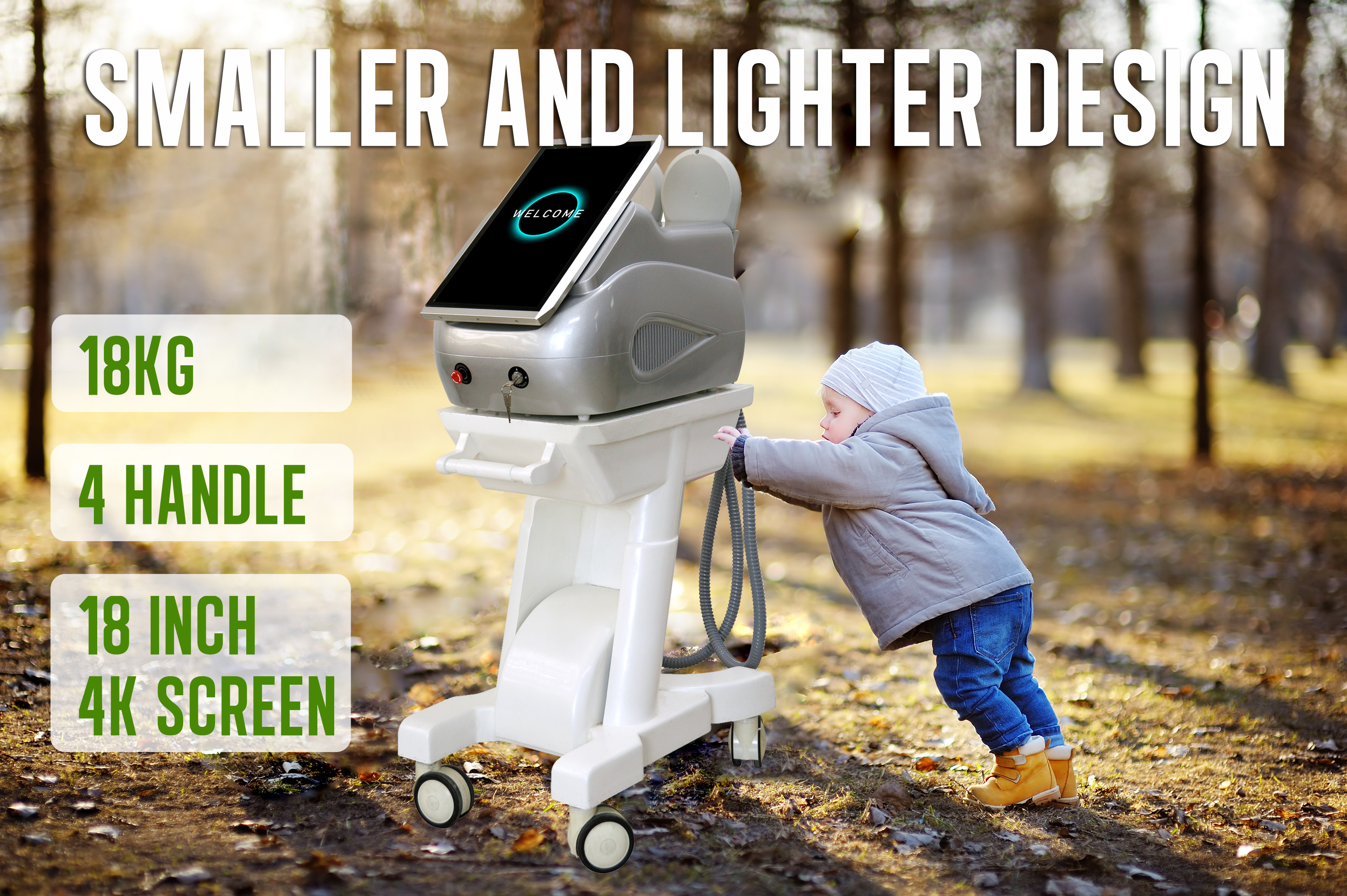Portable 13 Tesla RF EMS Slimming Machine With 10 Inch Touch Screen