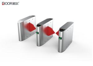 Quality High Efficiency Wide Lane Turnstile Flap Barrier Facial Recognition IC Card wholesale