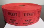 Admission Printed Thermal Ticket Blank Biodegradable Recycled Odor Free