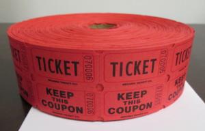 Quality Admission Printed Thermal Ticket Blank Biodegradable Recycled Odor Free wholesale