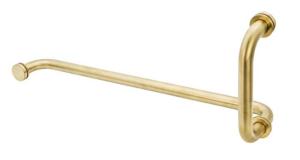 Quality Hotel Round Tube Shower Door Glass Handle Seven And L Shaped High Strength wholesale