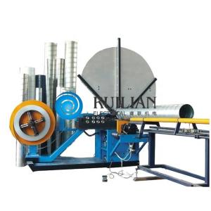 Quality Low Carbon Sheet Steel Air Duct Spiral Duct Making Machine 650 Rpm/Min wholesale