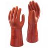 Buy cheap 30CM Length Protective Work Gloves , PVC Coated Acid Resistant Gloves from wholesalers