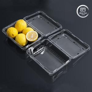 Quality Clear Plastic Clamshell Food Containers for Fruit Vegetable and Meat Packaging wholesale