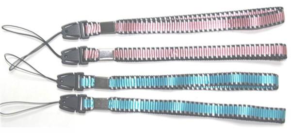 Cheap Imitation nylon wristlet loop straps, short wrist lanyard for camera mobile phone hanging, for sale