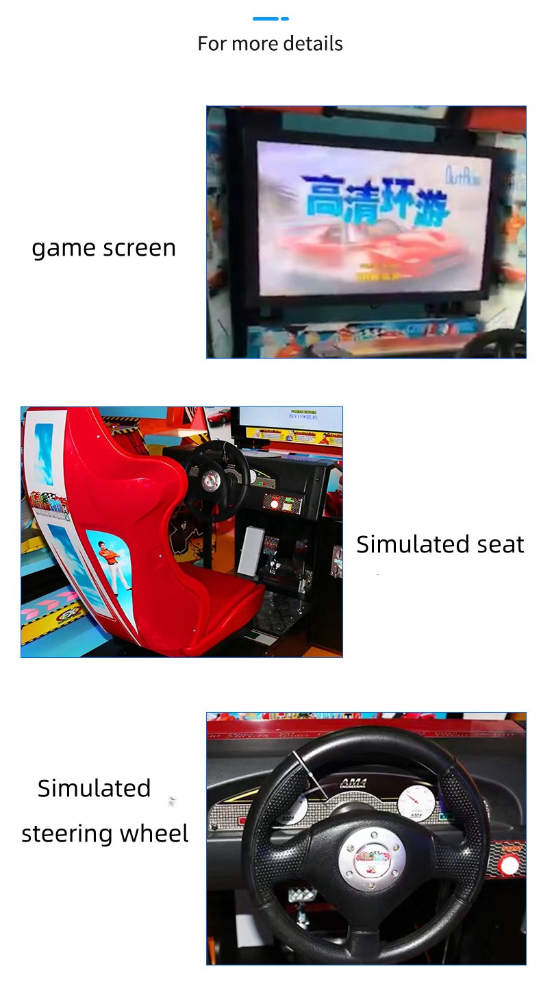 32'' LED Screen Single Outrun Racing Game Machine The Ultimate Arcade Entertainment