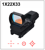 11 Level Brightness Reticle Optical Red Dot Scope for Aluminium Alloy 1X30 Sight
