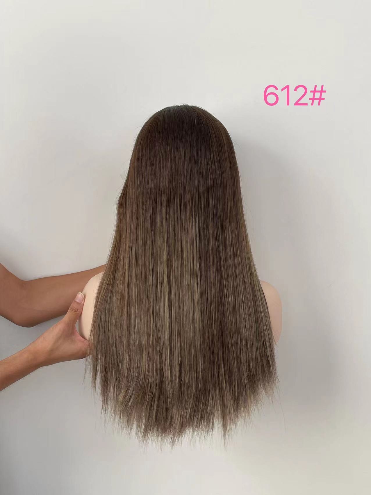 Wholesale stunning ombre color Russian European uprocessed human hair silk Jewish wig