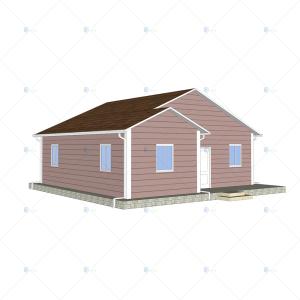 Quality Heya-2B04-B China 2 room sandwich panel house high quality flat pack house for sale wholesale