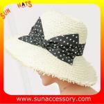 AK17540 fashion Wide brim sunny beach paper straw hats for womens in stock ,